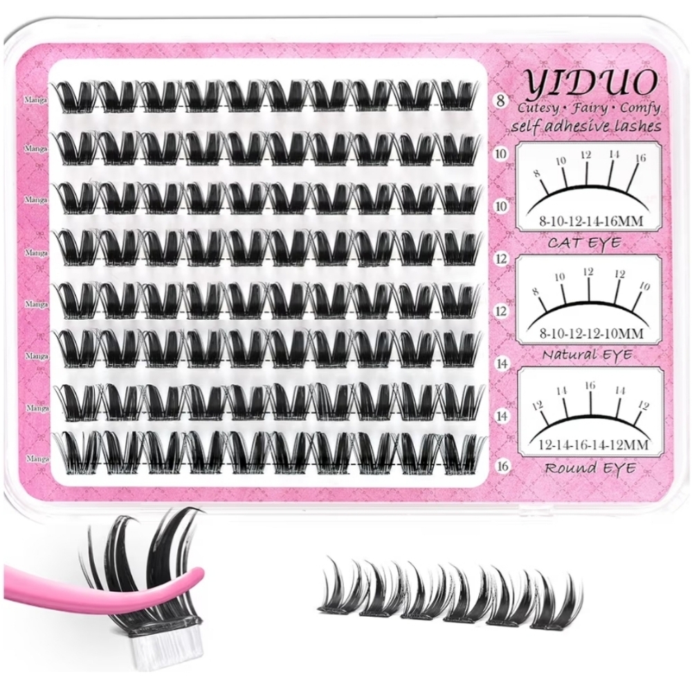 Manga Self Adhesive Eyelash Clusters